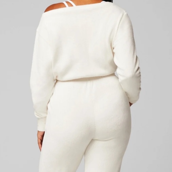 Fabletics Pants & Jumpsuits Fabletics Cozy Cord Off Shoulder Onesie